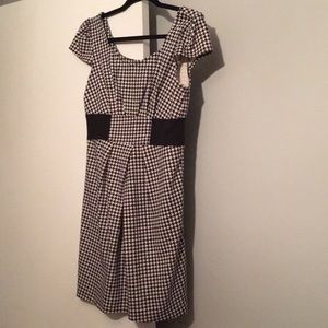 Black and white dress